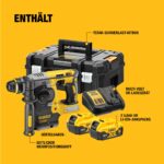 DEWALT DCH273P2T-QW SDS-plus Akku-Kombihammer 18V – Profi-Schlagbohrmaschine mit 2x5Ah – Bild 10
