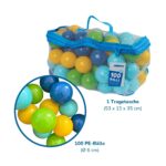 alldoro Bällebad Bälle Ø 6 cm – 100 Spielbälle für Kinder ab 10 Monaten – Bild 7