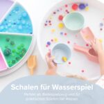3er Set Grüne Sensorische Silikon-Schalen – Stapelbares Spielzubehör für Wasser- & Trockenpiele ab 10 Monaten – Bild 4
