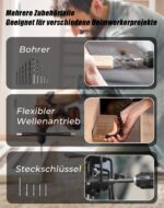 VIWKO 20V Akkuschrauber mit 42Nm Drehmoment & 56-teiligem Set – Profi-Bohrschrauber für Heimwerker – Bild 6