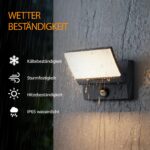 K-Bright 30W LED-Aussenwandleuchte mit Bewegungsmelder – 2000LM Warmweiss für Eingang & Garten – Bild 3