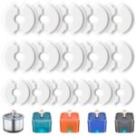 VILLAPOOL 16er Pack Katzenbrunnen Filter – Dreischichtfilter für sauberes Trinkwasser