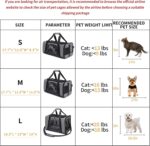 Wakytu Transporttasche für Katzen & kleine Hunde bis 6 kg – Flugzeugtauglich & Ausbruchssicher – Bild 9