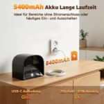 Ollny 2er-Set Akku Wandleuchte mit Bewegungsmelder – dimmbar, 3 Lichtfarben, Fernbedienung – Bild 3