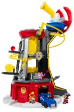 PAW PATROL Mighty Lookout Tower 84cm – Interaktives Hauptquartier mit 4 Figuren & Fahrzeug – Bild 10