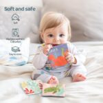WOODEN TEETHER Sensorik Spielzeug 6-12 Monate – Montessori Motoriktraining für Babys – Bild 5