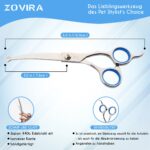 ZOVIRA Profi-Hundeschere 6,5" gebogen – Präzisions-Fellschere für Hundefrisöre – Bild 5