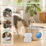 puiaxod Katzenbrunnen Filter 32er Set – Ersatzfilter für Gigiotohun Wasserspender – Bild 3