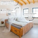 Outdoro Moskitonetz extra-gross mit Klebehaken – Insektenschutz für Doppelbett & Reisen – Bild 4