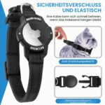 AirTag Katzenhalsband mit leuchtender Halterung – Sicherheitshalsband für Katzen & Welpen – Bild 3