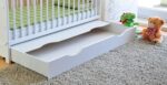 Marsell Babybett Weiß höhenverstellbar – Umbaubar zum Juniorbett mit Aloe Vera Matratze – Bild 7