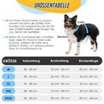 Eyein Hundemantel Winter XXXL – Wasserdichter Wintermantel mit Fleecefutter für grosse Hunde – Bild 2