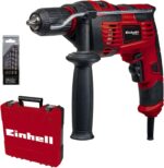 Einhell TC-ID 720/1 E Kit Schlagbohrmaschine – Profi-Bohrset mit Betonbohren & E-Box