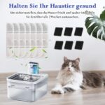 Herboom 28er Katzenbrunnen Filter Set – 5-fach Filtration für downypaws 2.5L – Bild 6