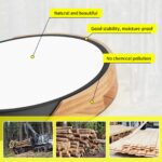 Kambo LED Deckenleuchte 24W ∅30cm – Warmweisses Eichenholz Design für alle Räume – Bild 3