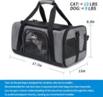 Wakytu Transporttasche für Katzen & kleine Hunde bis 6 kg – Flugzeugtauglich & Ausbruchssicher – Bild 6
