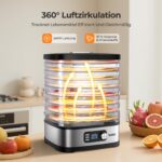 YASHE 8-Etagen Dörrautomat mit digitaler Temperaturregelung – Profi-Dörrgerät für Obst, Gemüse & Fleisch – Bild 5