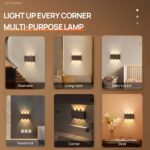 LZGS Go Swing Bands LED Wandleuchte mit Touch Control – Akkubetrieben, magnetisch, 3 Farbtemperaturen – Bild 8