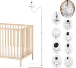Derebir Babyphone Halterung – Höhenverstellbarer Kameraständer 95–175 cm für alle Modelle