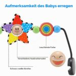 iGRATENS Baby-Bounzer Toy Bar – Holzspielzeug für motorische Entwicklung – Bild 6
