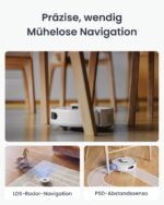 SwitchBot K11+ Saugroboter mit Mopp – 6000Pa Saugkraft & 90-Tage Staubauffang – Bild 9