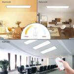 Aimosen LED Deckenleuchte 100x25 cm dimmbar – 28W Rechteck Panel mit Fernbedienung & Farbtemperatur – Bild 3