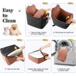 INDYBUD Hundeautositz Mittel – Sitzerhöhung mit Memory-Schaum für kleine bis mittlere Hunde – Bild 4