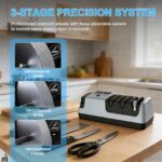 iFCOW Elektrischer Messerschärfer 5in1 mit LCD – Professionelle Schärfe für alle Messertypen – Bild 4