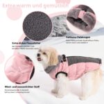 Savlot Wasserdichter Hundemantel mit Fleecefutter – Winterjacke für kleine bis grosse Hunde – Bild 4