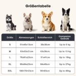 FURTIME Hundebett 51x48cm mit Plüsch & Baumwolle – Weiches Hundekörbchen für kleine Hunde – Bild 6