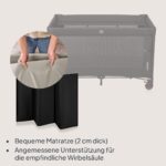 Lionelo Ellen 3in1 Reisebett für Neugeborene bis 15 kg – Beistellbett & Reisebett – Bild 5