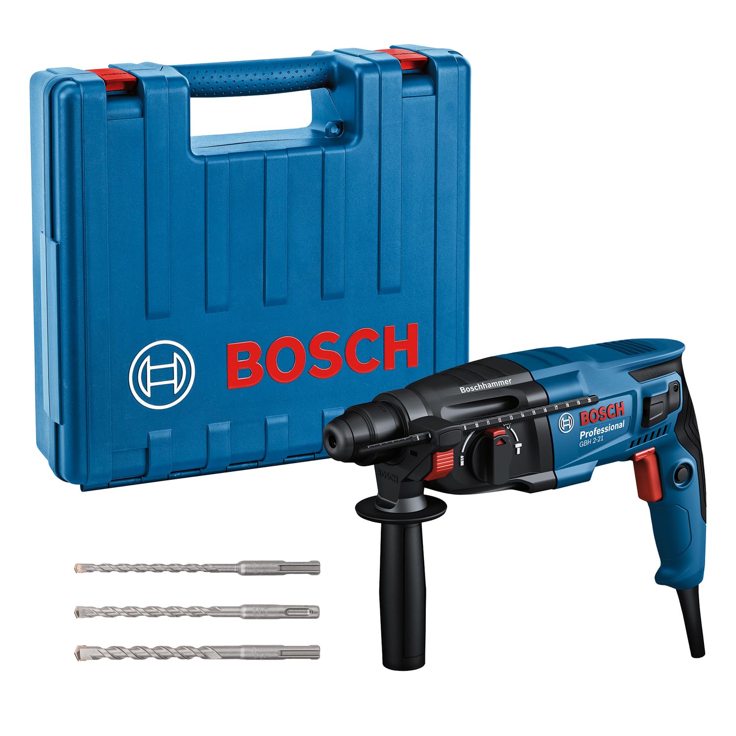 Bosch Professional GBH 2-21 Bohrhammer mit SDS plus – 720 W für Beton bis 21 mm