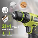 PULITUO 12V Akku-Bohrmaschine mit Li-Ion Akku & 21+1 Drehmomenteinstellung – Bild 4