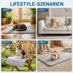 OFFASST Kühlmatte 100x70cm – Selbstkühlende Hundematte mit Eisseide für Hunde & Katzen – Bild 6