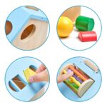 Toywoo Montessori 5-in-1 Holzspielzeug – Lernbox für Kinder ab 1 Jahr – Bild 4