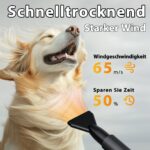 TRIGRAND Hundefön 3000W sehr leise mit Heizung – Professioneller Trockner für Hundepflege – Bild 2