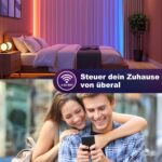 Yesenlight Smarte Deckenlampe 46W 4600lm – RGBIC & CCT 3000K-6500K mit Sprachsteuerung – Bild 7
