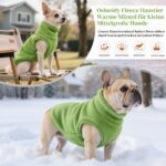 Oslueidy Hundemantel Fleece M – Wärmeschutz & Komfort für kleine bis grosse Hunde – Bild 3