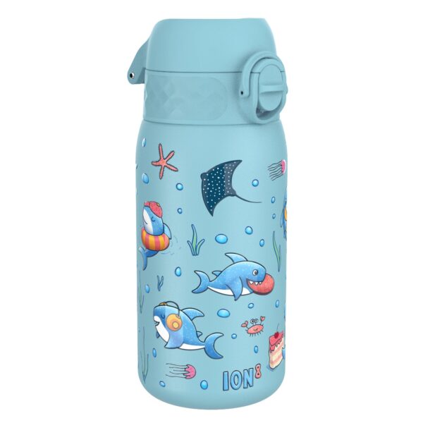ion8 Kinder Trinkflasche 400ml Edelstahl – Auslaufsicher mit Einhandöffnung