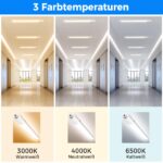 Peasur LED Feuchtraumleuchte 120cm, 36W, 3960lm – 3 Farbtemperaturen, IP65 Schutzklasse – Bild 2