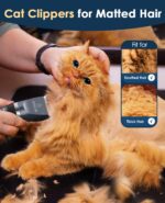 oneisall Leise Schermaschine für Katzen & Hunde – 50 dB Profi-Haarschneider mit Titan-Keramik-Klingen – Bild 4
