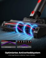 VACTechPro F02 Lite Akku Staubsauger – 45 kPa Saugkraft, 50 Min Laufzeit, 8-stufiges Filtersystem – Bild 3