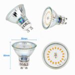 HiBay 4er LED Einbaustrahler Set GU10 5W Warmweiss – Energiesparend für Wohnräume – Bild 2