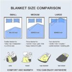 Superweiche Flanell-Decke 127,7 x 101,6 cm – Mikrofaser-Überwurf für Bett & Sofa – Bild 4
