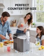 Silonn Mini Eiswürfelmaschine – 12 kg/Tag, tragbar mit Selbstreinigung – Bild 5