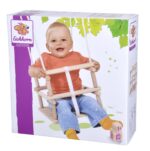 Eichhorn Gitterschaukel 30x30 cm – Sichere Holzschaukel mit höhenverstellbaren Seilen für Kleinkinder ab 1 Jahr – Bild 7