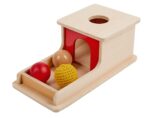 Adena Montessori Object Permanence Box – Holzspielzeug für Babys & Kleinkinder ab 6 Monaten