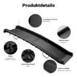 Wiltec Hunderampe faltbar 156 x 40 cm – Sichere Einstiegshilfe für Fahrzeuge bis 90 kg – Bild 7