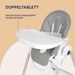 Peg Perego Prima Pappa Follow Me Ice – 7in1 Hochstuhl & Babyliege mit Rollen – Bild 5