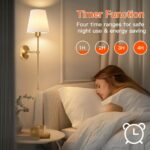 Ketom 2er Set Akku-Wandleuchte Gold – LED Dimmbar mit Fernbedienung & RGB – Bild 5